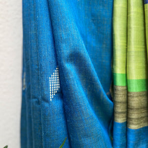 Gopika Raag Handwoven Tussar Dupion Silk Saree