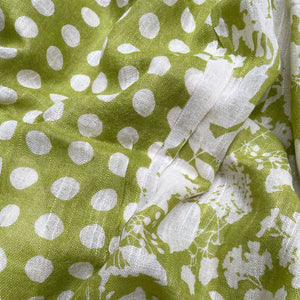 Wild Lime Organic Linen Saree