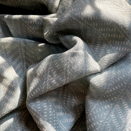 Cloudburst Organic Linen Saree